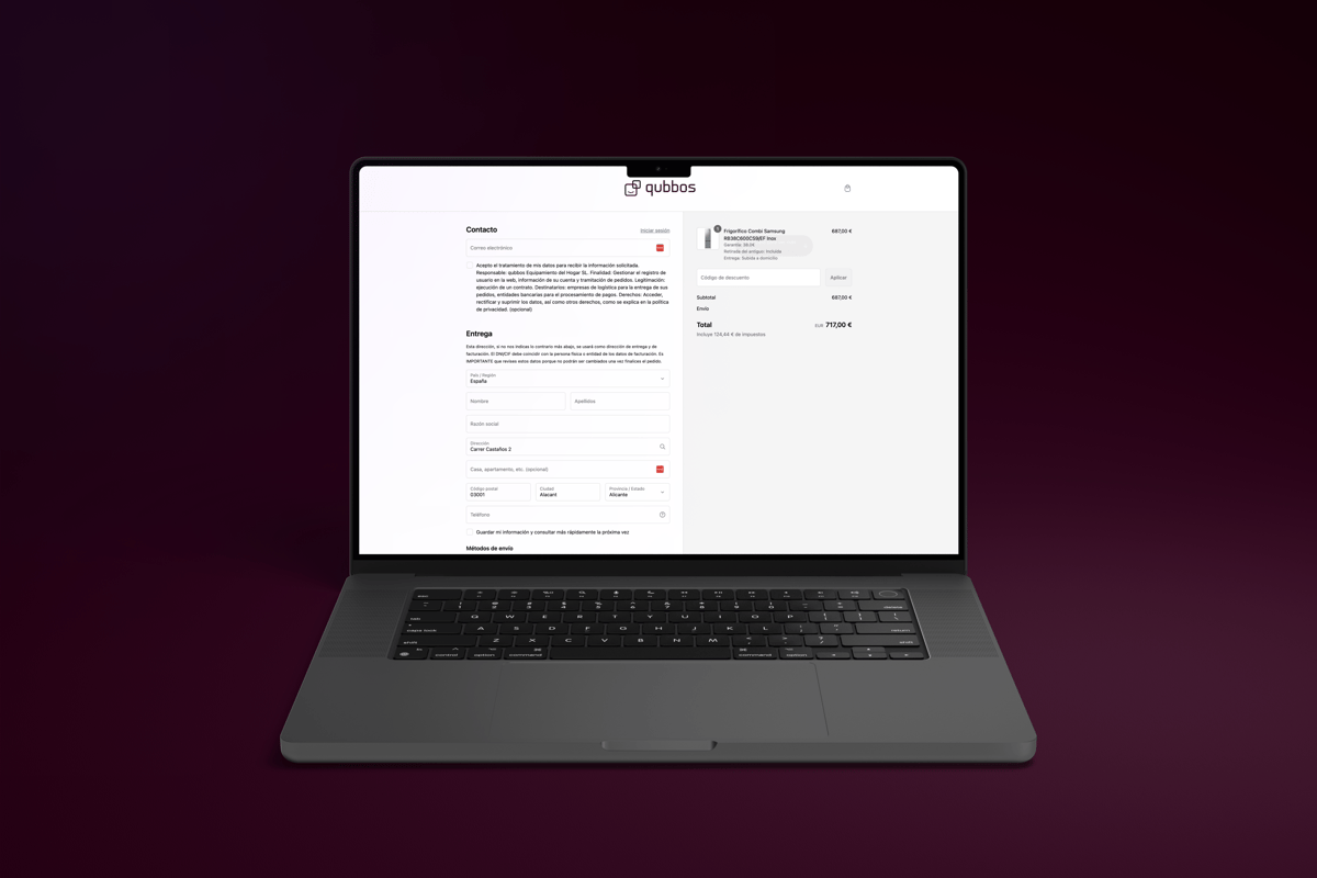 Qubbos Shopify storefront — Appliances