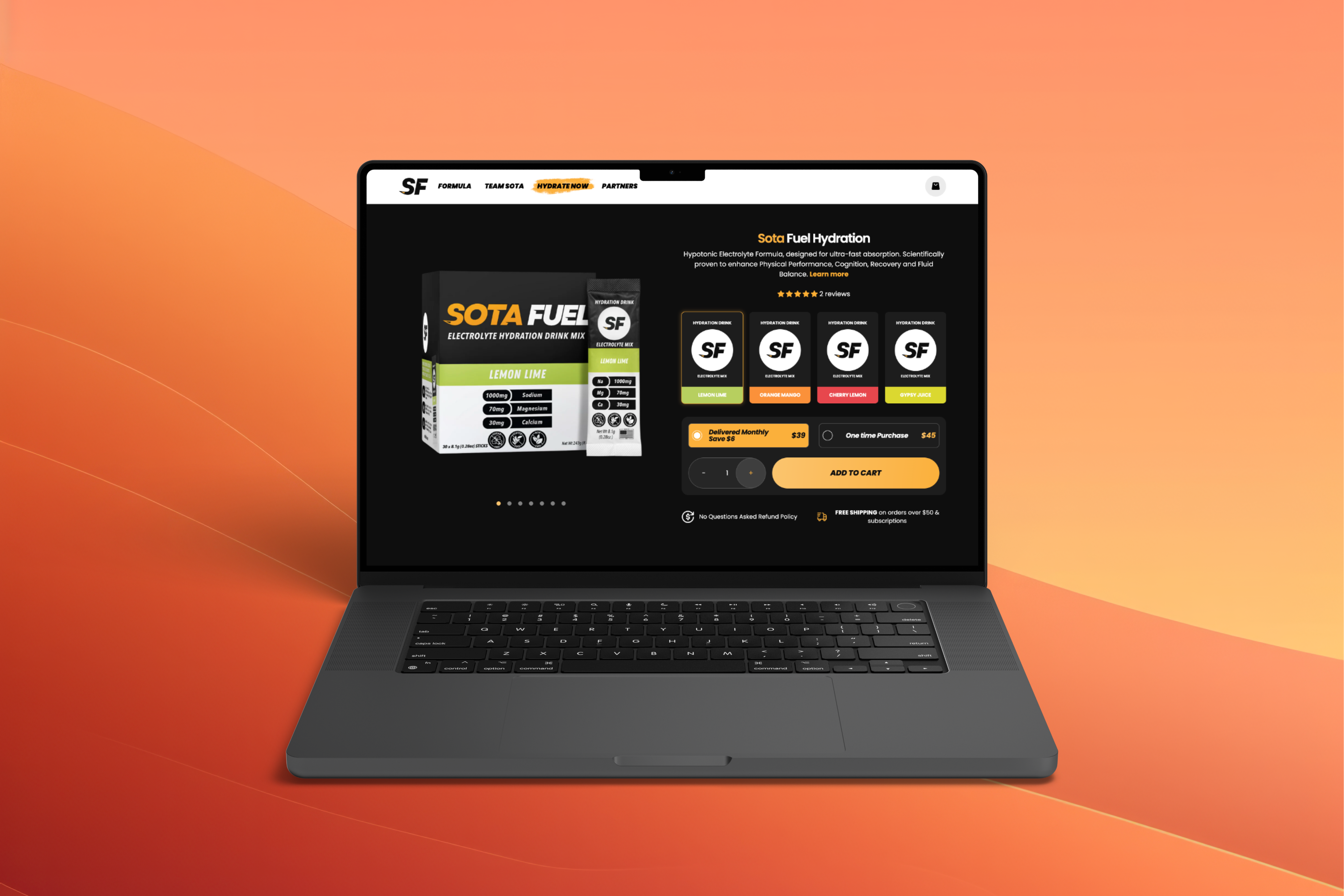 Sota Fuel Product Page